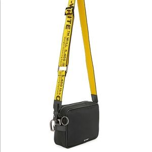 Off-White Men's Web-Strap Rectangle Crossbody Bag